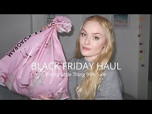 BLACK FRIDAY HAUL | PRETTY LITTLE THING | BIKINI HAUL | Ellie Woods