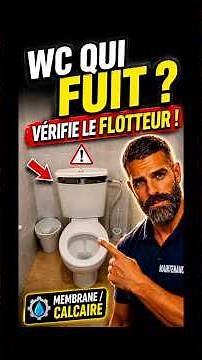 🚽 Toilet leaking constantly? Check the float before replacing it!