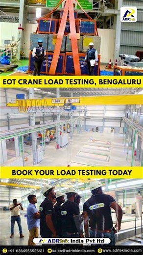 EOT Crane Load Testing Expert in Bengaluru- #ADRtek