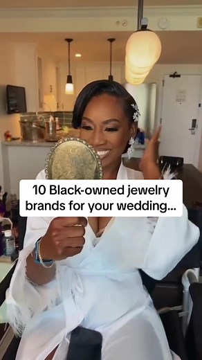 Looking to support a black-owned brand for your wedding? Check out one of these brands, and let us know in the comments who we are missing! 🤩🤩🤩 MUA: @Tia Codrington Jewelry: @SuReinaBridal #Wedding #2024bride #2025bride #2023bride #woosahbride #weddingtiktok #weddingplannerbook #fyp #blackgirltiktok #bridesoftiktok #bridetobe