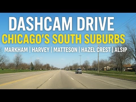 “Dashcam Drive Through Chicago’s South Suburbs | Markham, Harvey, Matteson, Hazel Crest & Alsip