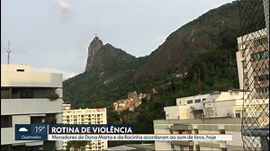 Moradores do Morro Dona Marta acordam ao som de tiros pelo terceiro dia consecutivo