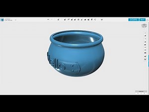 123D Design - Insert text in volum