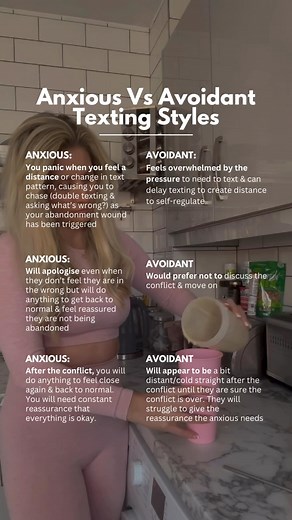 13K views · 128 reactions |  ANXIOUS: You use texting as a measure...