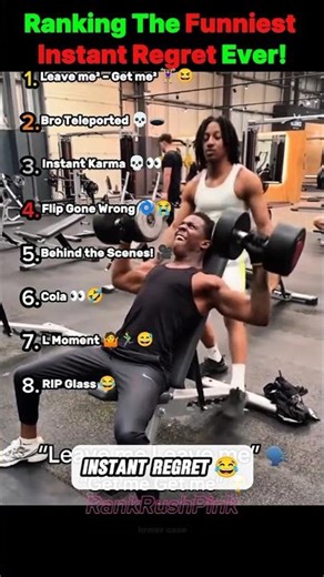 Ranking The Funniest Instant Regret Ever! 😭😭 InstantRegret #FunnyFails #TryNotToLaugh