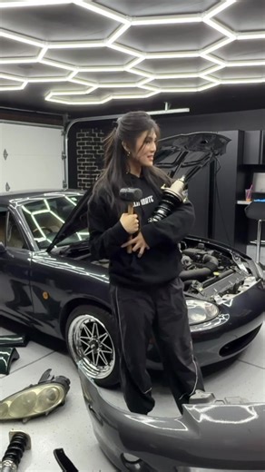 Teaching GF how to work on cars. What could go wrong?.. | car gf