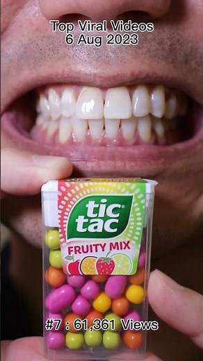 tic tac candy ASMR