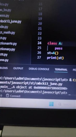 Easiest way to create a class 😱#class#python#easy