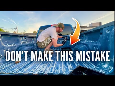 How to apply Bedliner. Avoid these DIY MISTAKES. Herculiner roll on bed coating.