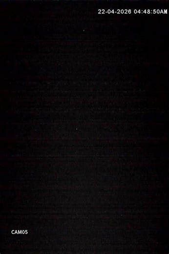 Point meteor pulled from the DVR of the radio telescope feed form this morning pointed to the Lyrids