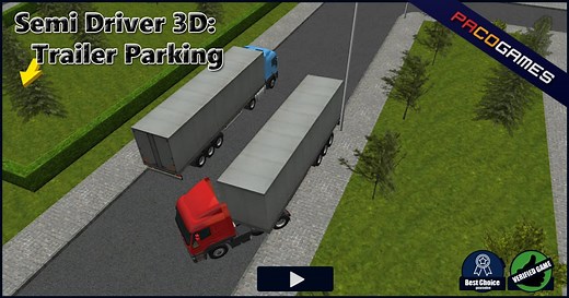 Semi Driver 3D: Trailer Parking | Play the Game for Free on PacoGames