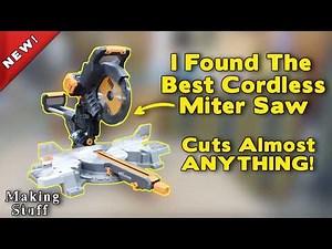 Cuts Almost Anything! The New Evolution 40V Cordless Miter Saw - Test and Review