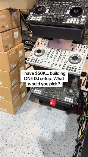 $50K DJ setup—would you spend it all on gear or upgrade your studio differently? 🎧💸 Comment your dream setup below! 👇🏻 #dreamsetup #djset #setupgoals #djlife #musicgear