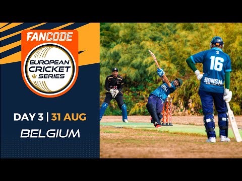 🔴 FanCode European Cricket Series Belgium, 2022 | Day 3 | T10 Live Cricket