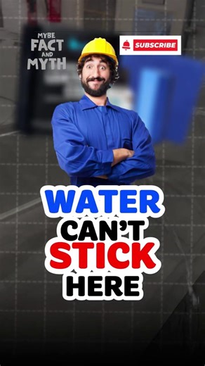 Why Water Can’t Stick to This Surface ? #facts