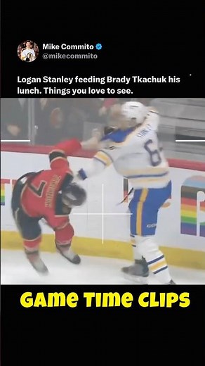 Logan Stanley DESTROYS Brady Tkachuk 🥊🤯 | NHL