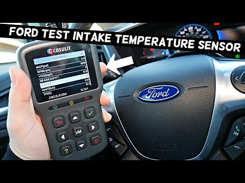 HOW TO TEST INTAKE TEMPERATURE SENSOR ON FORD FOCUS FUSION FIESTA F150 ESCAPE EDGE EXPLORER MONDEO