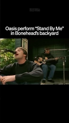 Oasis Perform “Stand By Me” in Bonehead’s Backyard (1997)