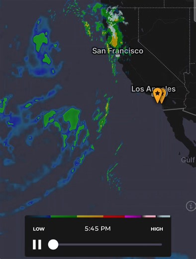 PREDICTIVE Dopplar Radar Here is a quick look at our storm as it has began to make its push towards southern california. Like i mentioned before, take. Notice at that southern end of the storm as it digs deep into the sub tropics for thag warmer wetter push. This will be the cause of the high elevation snow to start the storm on monday. Snow levels will sit around 6500 to 7k but this warm part will be short lived as it will exit out quickly followed by cold air that will drop.our snow levels. So
