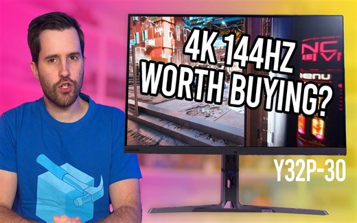 一台很不错的4K游戏显示器- 联想拯救者Y32p-30评测【Monitors Unboxed】