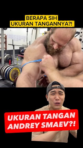 Berapa sih ukuran tangan Andrey Smaev yang sebenarnya?! #bodybuilder #bodybuilding #muscle #biceps | VD Fitness