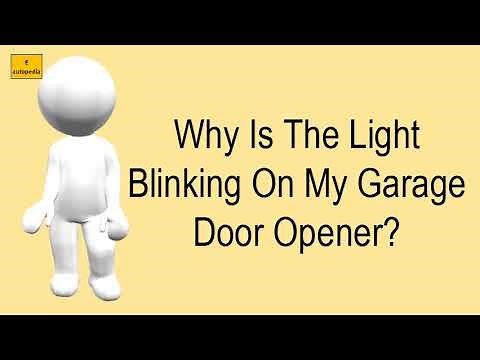Why Is The Light Blinking On My Garage Door Opener?