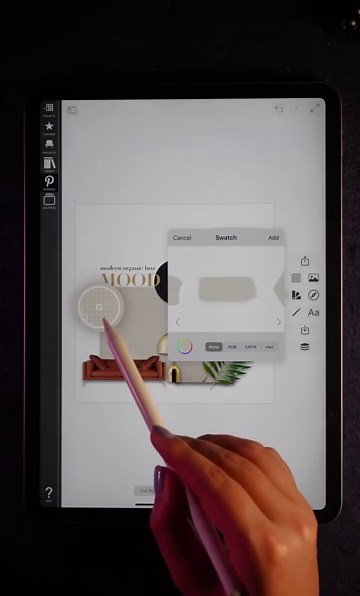 How to create mood board in Morpholio Board App | iPad for architects #architecture #interiordesign