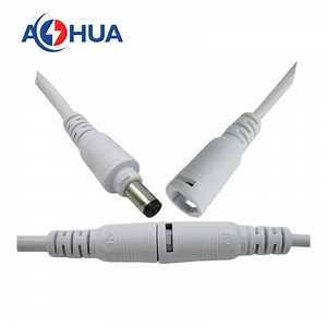 [Hot Item] Aohua LED Lighting DC 5521/5525 Power Connector Quick Lock Male Female Connector 12V DC