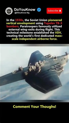 Why Soviet Paratroopers Walked on Wings #shorts