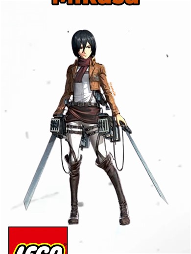 Mikasa LEGO Custom Build from Attack on Titan