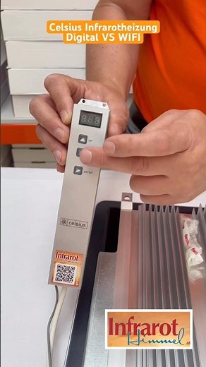 Celsius Infrared Heater: Digital vs. WiFi Control? #alternativeheating #infraredheating #smarthea...