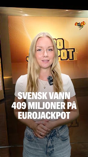 409 505 916 kronor – så mycket vann en svensk på Eurojackpot under fredagskvällen, som de fortfarande inte lyckats få tag på. Reporter: Lovisa Dehlin Läs mer: https://www.expressen.se/nyheter/sverige/supervinst-pa-eurojackpot-svensk-vann-409-miljoner | Expressen