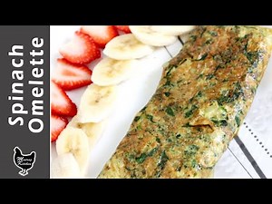 Spinach Omelette Recipe | Spinach Omelette Recipe | How to Make Spinach Omelette by Mairaz kitchen