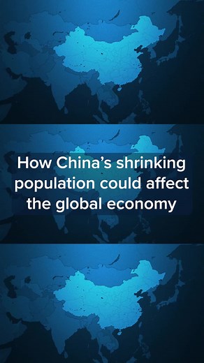 6.5K views · 57 reactions | Here's how China’s shrinking population could have a ripple effect on the global economy. | CNBC | Facebook