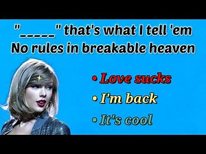 QUIZ FOR SWIFTIES • Finish the Lyrics TAYLOR SWIFT with NO MUSIC • Taylor Swift True Fan Test Trivia