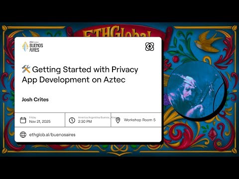 Getting Started with Privacy App Development on Aztec I Josh Crites