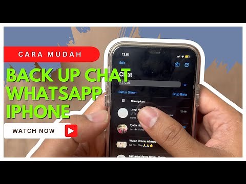 HOW TO BACKUP WHATSAPP CHATS ON IPHONE