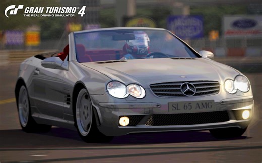 GT赛车4 梅赛德斯 奔驰 SL 65 AMG (R230) '04 西雅图街道 逆向