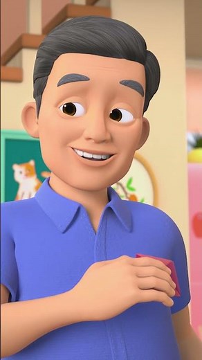 Cece plays ttakji with her family! 💗 CoComelon Lane is now streaming on Netflix!
