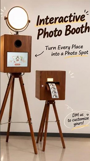 Interactive Photo Booth with Instant Printing | Perfect for Weddings & Events