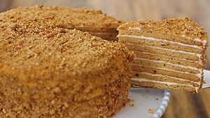 125K views · 309 reactions | Medovik - Russian Honey Cake. Full...