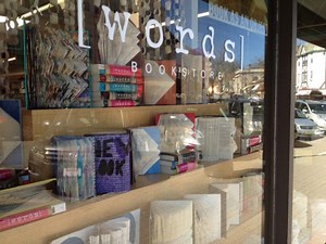 Words Bookstore Displays Millburn Students' Art