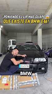 PONEMOS el MEJOR LIP al BMW E46! 🚗✨ . . . #coche #coches #bmw #e46 #mecanico #mecanica #tuning | Amiliibia