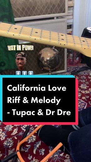 Learn California Love Guitar Tab Tutorial | Tupac & Dr. Dre