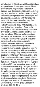 Introduction: In this lab, we will look at predator and prey in... | Filo