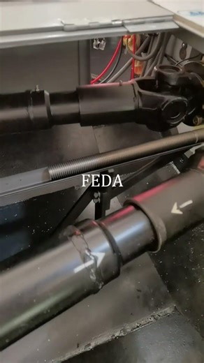 FEDA Thread Rolling Machine Via Through-feed Mode | Threaded Rod Processing, Precise & Efficient