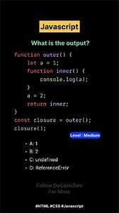 Day 44 of 100 days frontend interview questions challenge || SAVE FOR LATER 📲 Boost your web dev skills🧑‍💻 About - I upload posts and videos on HTML, CSS, JavaScript and stuff related to Web Development. Don’t hesitate to DM me for suggestions, feedback or queries! Hit the like button ❤️ Share your thoughts in the comments 💯 Follow @de.code.dev for more [web development, html, css, javascript, coding, programing, web development tutorial, MERN Stack, react, mongoose, express.js, node.js, tea