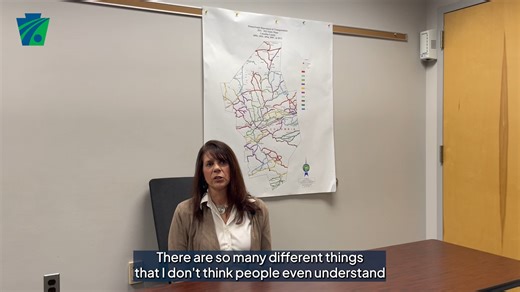 Maintenance Services Manager Mindy Foresman greatly values the ways PennDOT offers various trainings to enhance employee performance. “There are so many opportunities, and we encourage anybody to go for any training. You just don’t ever want to limit yourself.” If you’re interested in driving your career forward like Mindy, check out our open positions at employment.pa.gov/PennDOT. | Pennsylvania Department of Transportation (PennDOT)