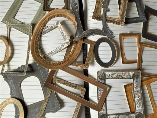 Vintage Frames Sticker Set - Real Antiques in Museums | Borders for Junk Journaling, Scrapbooking, and Collages - Etsy UK