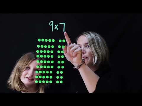 9 is a magic number! Multiplying 9x7